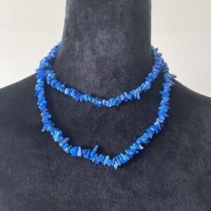 Lapis Lazuli Chip Necklace